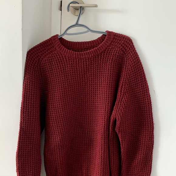 Red Wool Sweater - Picture 4 of 4